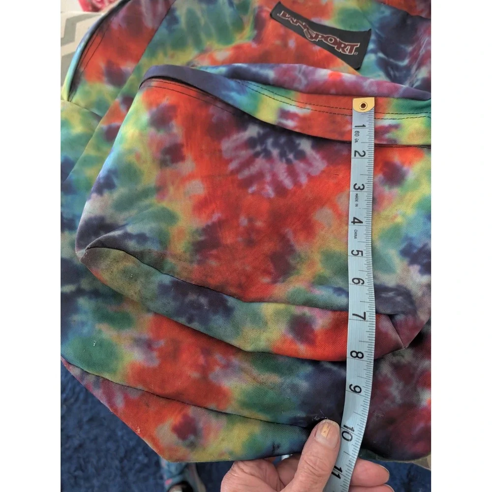 JanSport SuperBreak Backpack Tie Dye Multi Color School Back Pack JS00T501